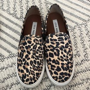 Steve Madden slip ons cheetah print
